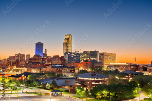 Obraz na płótnie Omaha, Nebraska, USA Downtown Cityscape w salonie