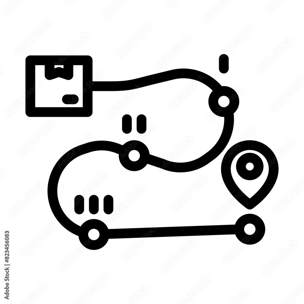 order fulfillment business process line icon vector. order fulfillment business process sign. isolated contour symbol black illustration order fulfillment business process line icon vector. order fulfillment business process sign. isolated contour symbol black illustration