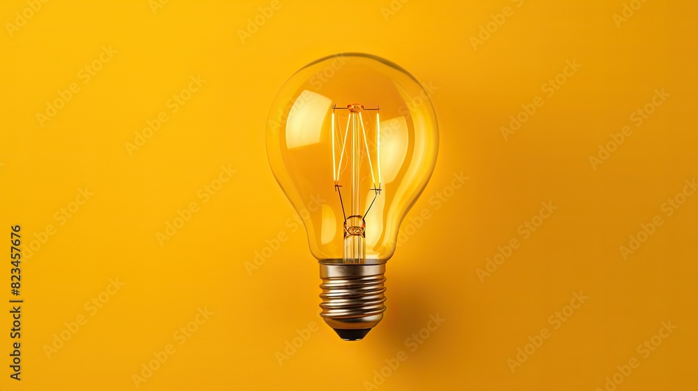 intimate yellow background light bulb intimate yellow background light bulb