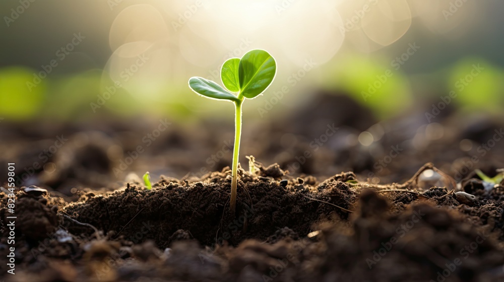 Fototapeta premium fresh clover sprouts