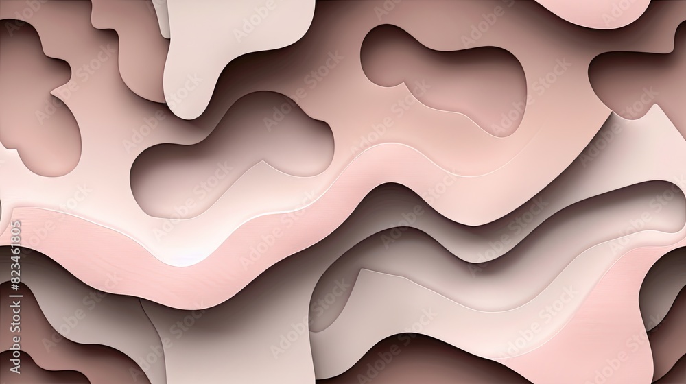 abstract paper cutouts form a seamless pattern against a muted backdrop, featuring generous white space in the center and playful shapes. SEAMLESS PATTERN abstract paper cutouts form a seamless pattern against a muted backdrop, featuring generous white space in the center and playful shapes. SEAMLESS PATTERN
