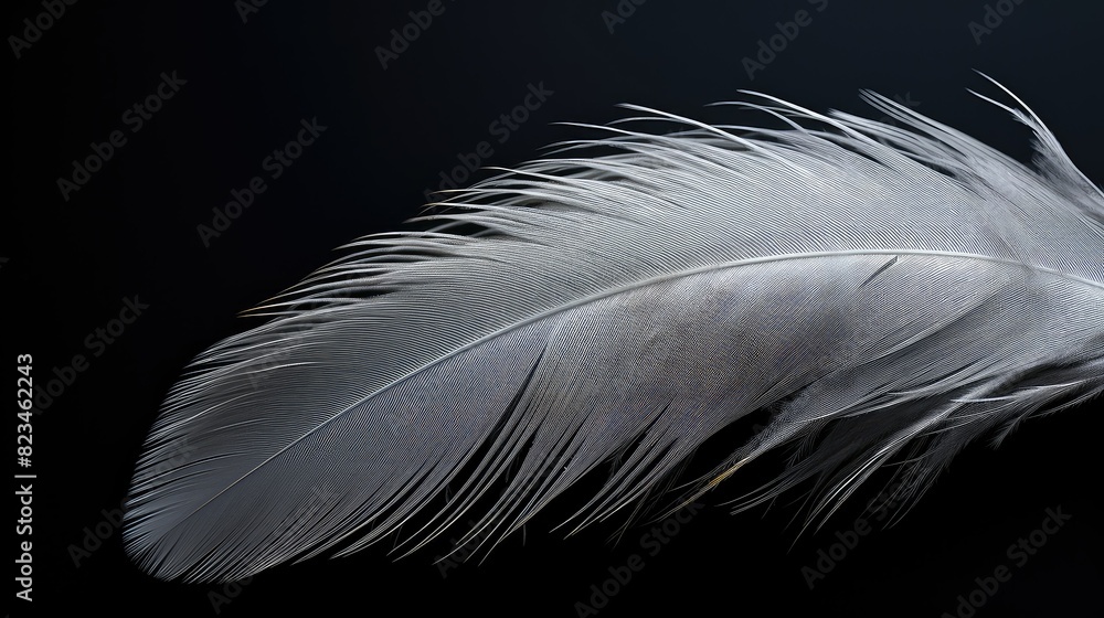 Obraz premium strands grey black background