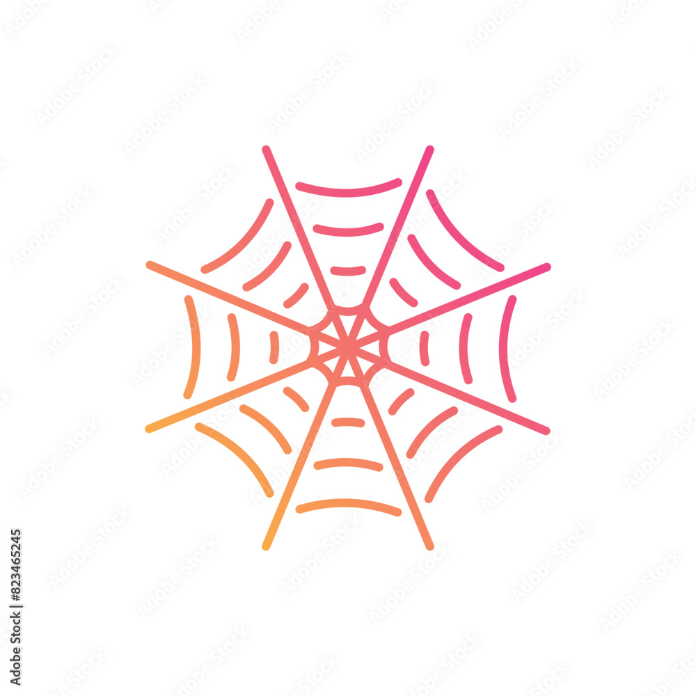 Spider Net vector icon Spider Net vector icon