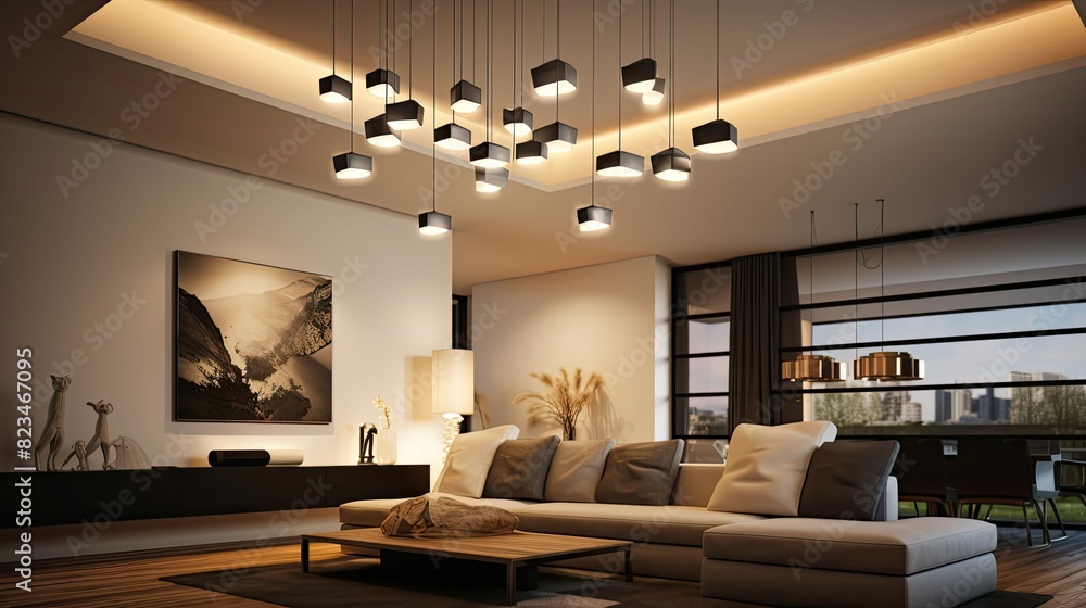 Naklejka premium recessed ceiling lighting