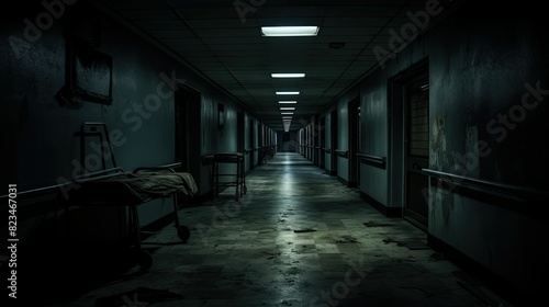 decay dark hospital © vectorwin