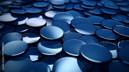Abstract background consisting of dark blue plates photo