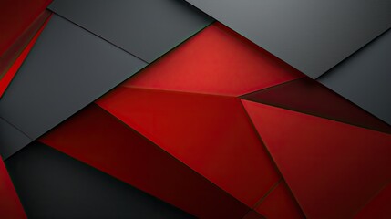 shapes abstract background red gray