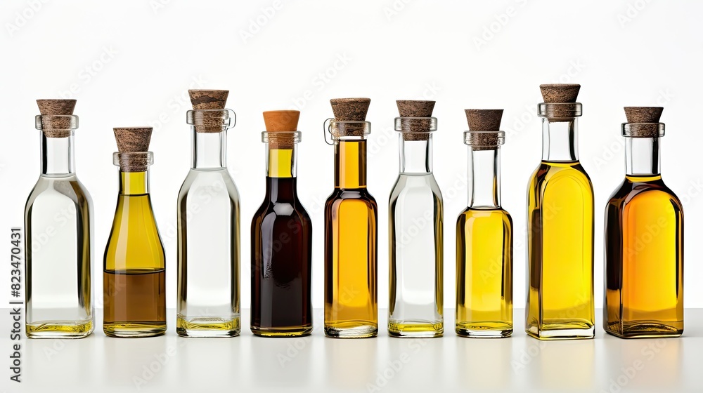 neatly oil white background