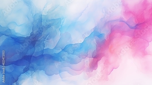 Abstract aquarelle hand drawn art on white background, Watercolor grunge texture backdrop © Graphics Bar