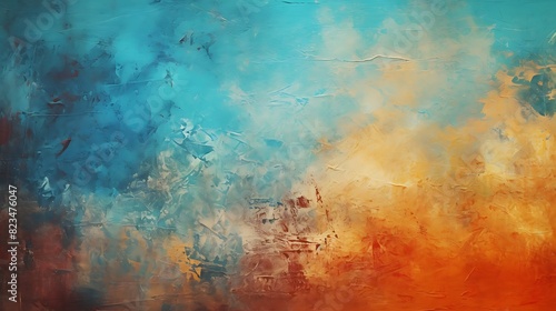 Abstract Art Wall Advertising Color Vintage, Backgrounds \u0026 Textures