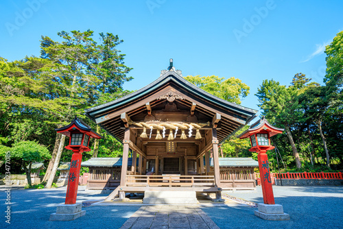 初夏の宗像大社 中津宮　大島　福岡県宗像市　Munakata Taisha Shrine Nakatsugu in early summer. Ooshima island. Fukuoka Pref, Munakata City. photo