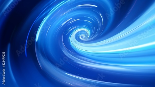 Abstract background blue spin circle radial motion blur © Graphics Bar