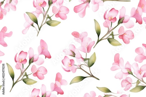 bright flowers on a white background