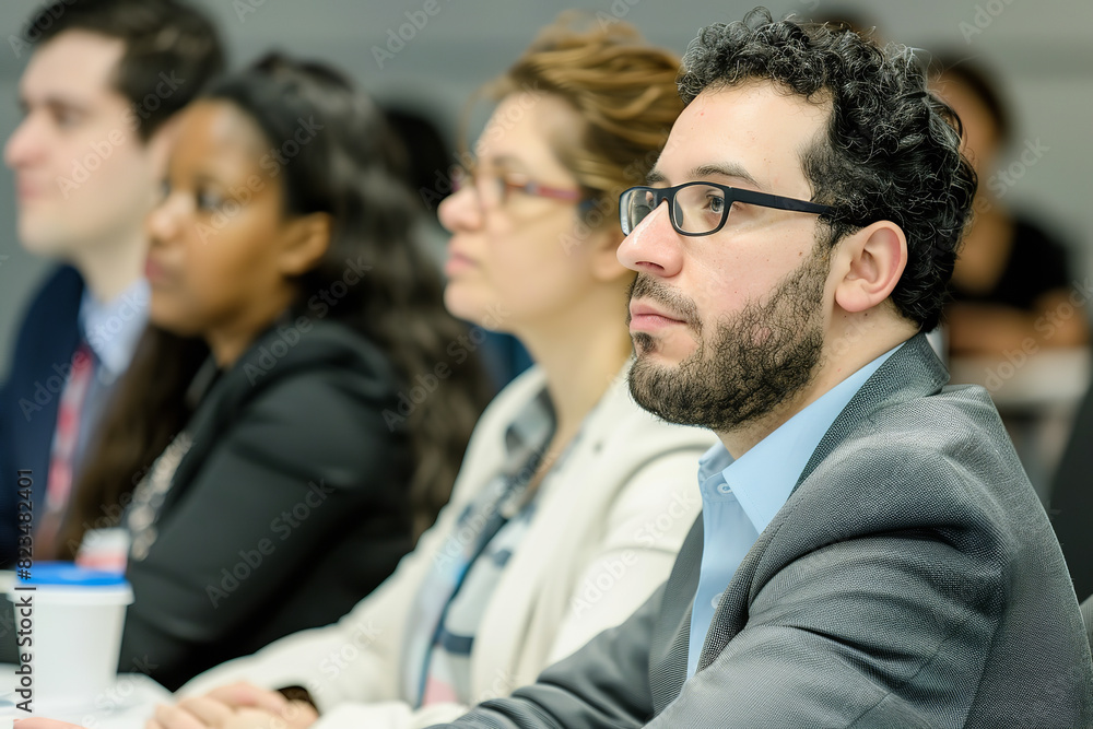 Obraz premium Modern Financial Education Seminar on Investment Strategies 