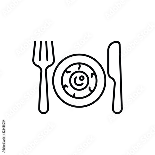 Cannibal vector icon