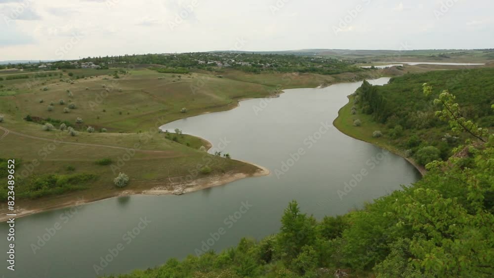 Video with landscape and beautiful nature from the Republic of Moldova. One of the most beautiful views in the north of Moldova, Eastern Europe Video with landscape and beautiful nature from the Republic of Moldova. One of the most beautiful views in the north of Moldova, Eastern Europe