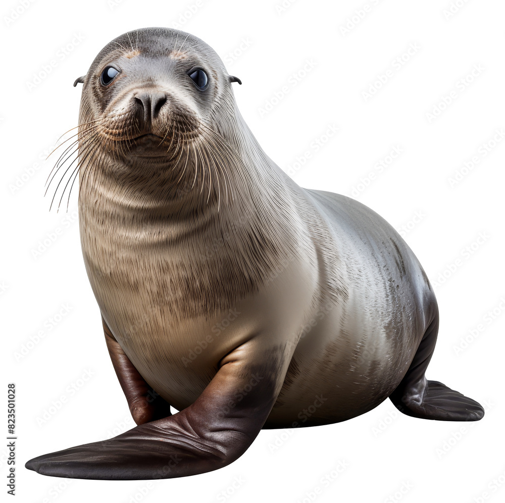 Fototapeta premium sealion isolated on a transparent background