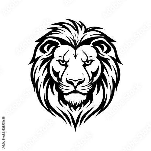 lion head vector