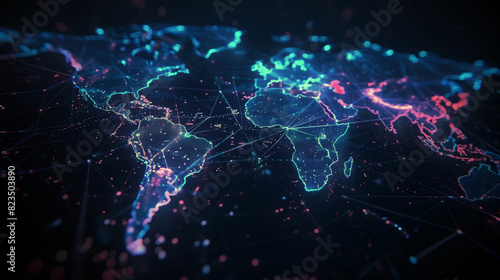 Global connectivity; the digital map of interconnected futures.
