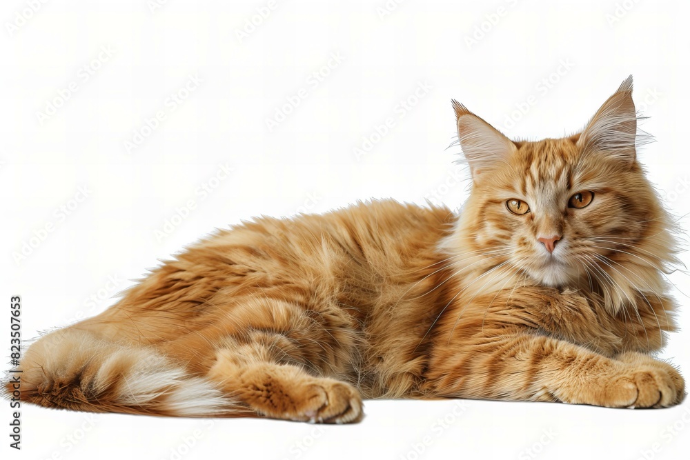 Digital image of cat symbol design, isolaled on white background 