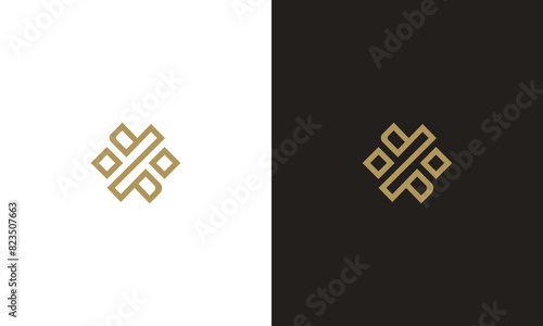 Monogram z gold luxury serif logo template for fashion, beauty bag shoes hat dress spa treatment wellness feminine