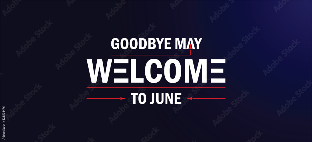 Transitioning from May to June Beautiful Design Illustration Transitioning from May to June Beautiful Design Illustration