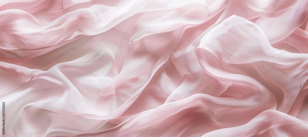 Elegant and graceful fabric pattern on soft pink background for sophisticated design aesthetics Elegant and graceful fabric pattern on soft pink background for sophisticated design aesthetics