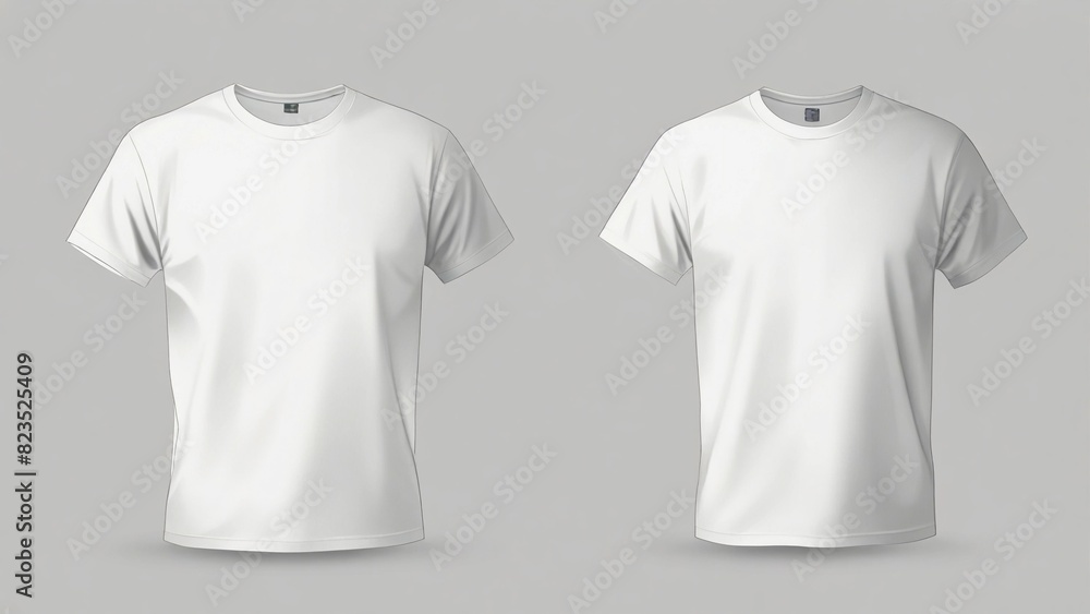 vector background illustration of plain t-shirt front and back vector background illustration of plain t-shirt front and back