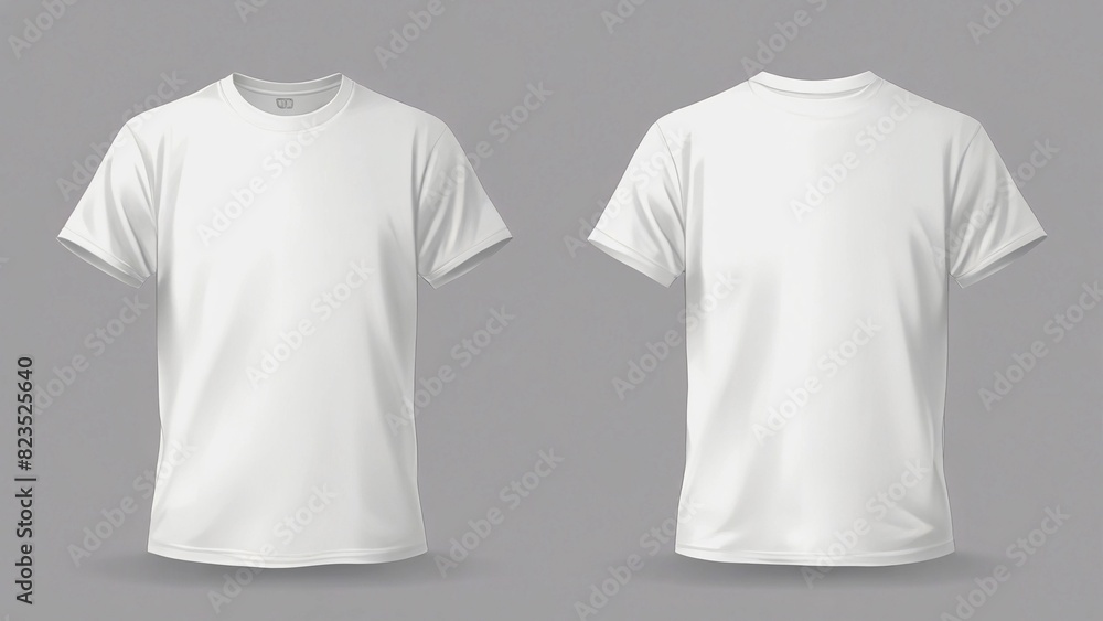 vector background illustration of plain t-shirt front and back vector background illustration of plain t-shirt front and back