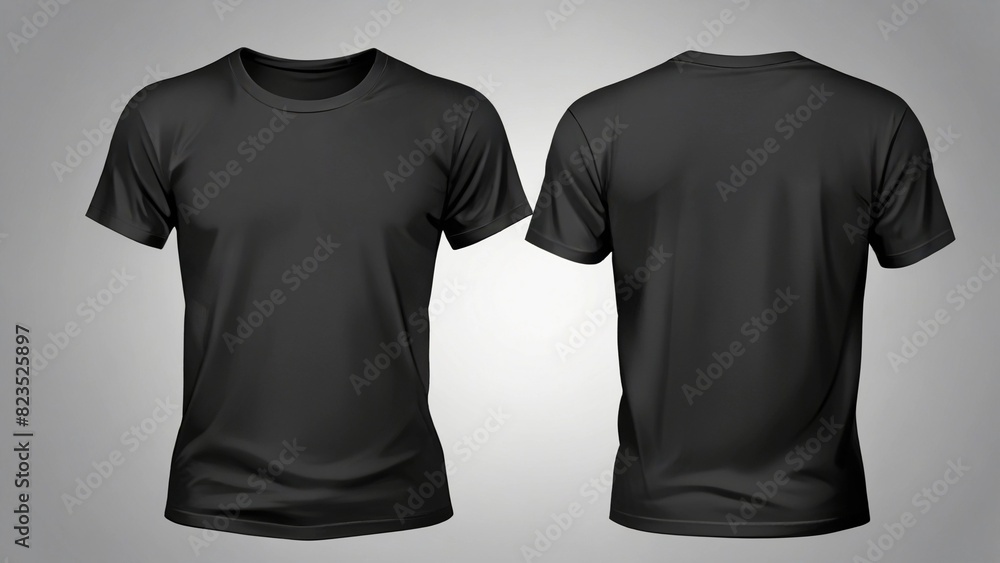 vector background illustration of plain t-shirt front and back vector background illustration of plain t-shirt front and back