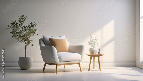 modern living room with armchair © Dorothy Art