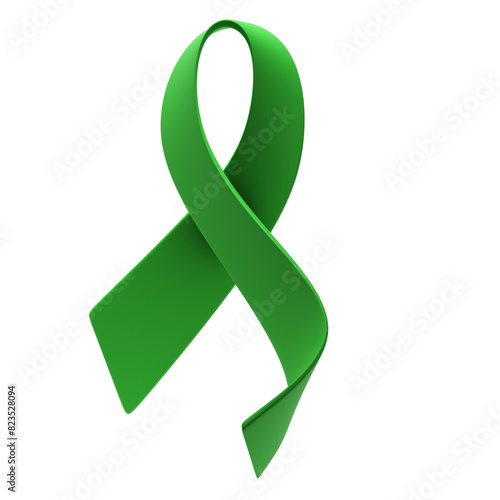 Green ribbon liver cancer awareness symbol medical. Scoliosis awareness day. June 26. Annual health awareness concept for banner, poster, card and background design