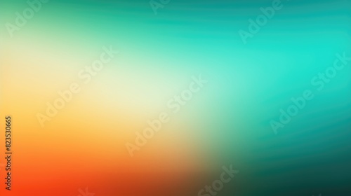 Abstract gradient background with teal and orange hues