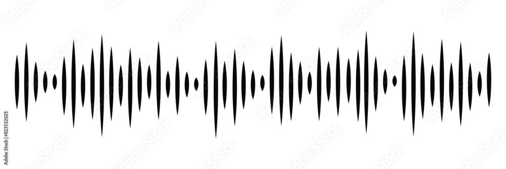 Sound wave set. Sound waves, Equalizer, Audio waves, Radio signal, Music. Recording. On White Background Vector illustration. Sound wave set. Sound waves, Equalizer, Audio waves, Radio signal, Music. Recording. On White Background Vector illustration.