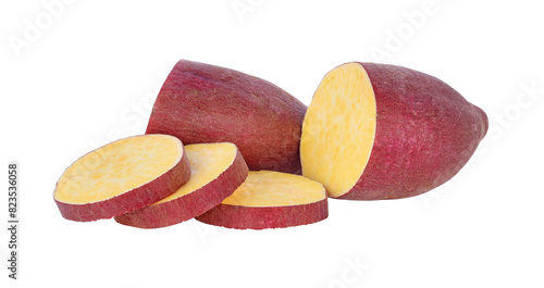 Japanese sweet potatoes on transparent png