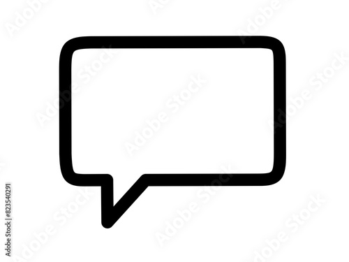 speech bubble vector with trendy design.chat icon