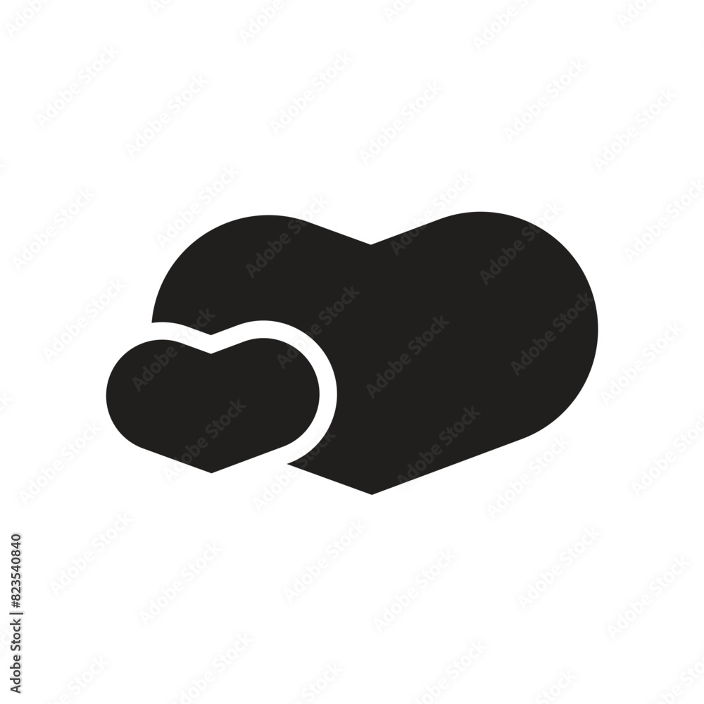 Flat Love icon symbol vector Illustration. Flat Love icon symbol vector Illustration.