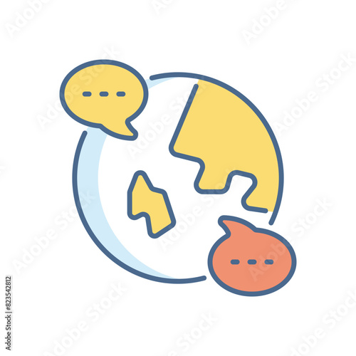 Global Communication vector icon