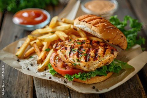 Grilled Chicken Sandwich wi...