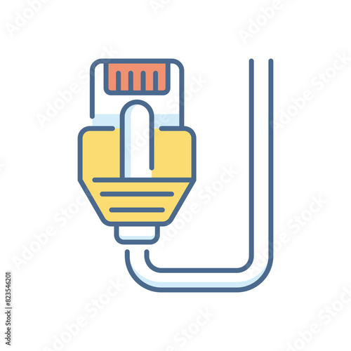 Internet Cable vector icon