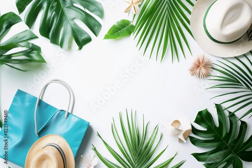 Modern and stylish Summer Sales shopping backgrounds.