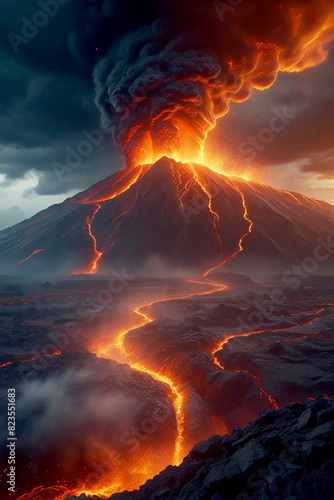 fire in the mountains