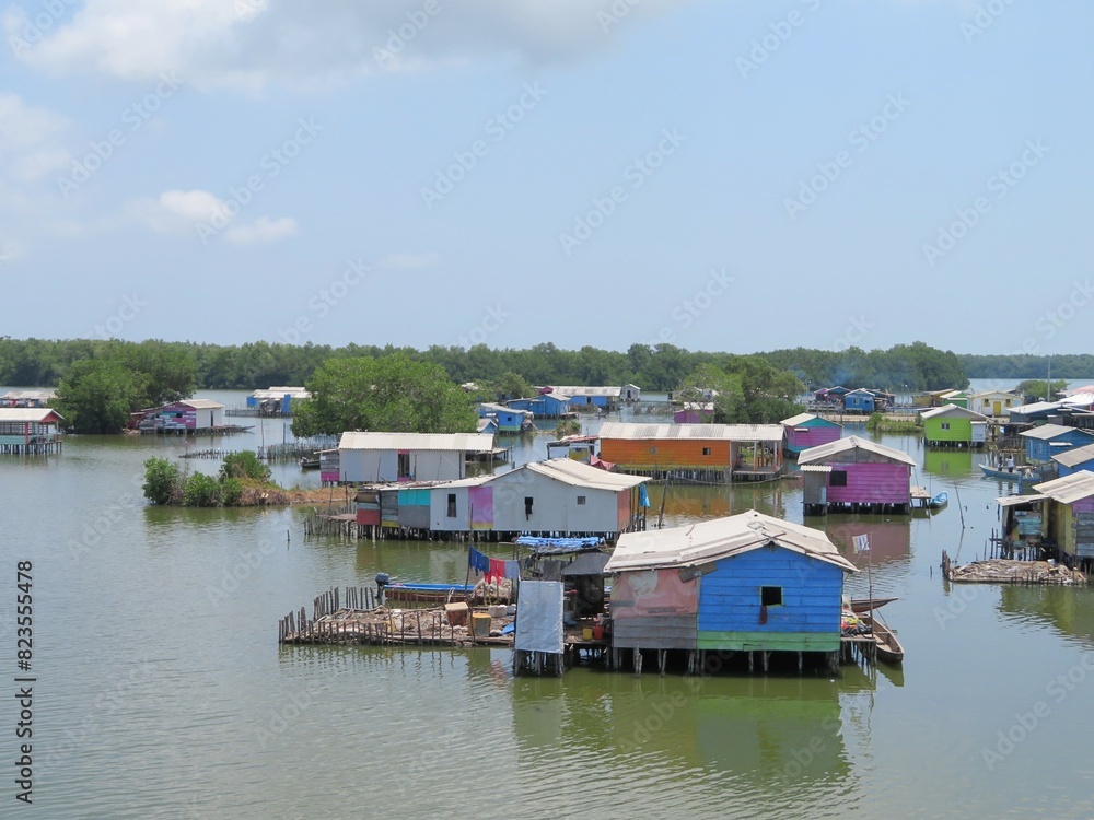 Palafot town of Buenavista, Cienaga, Magdalena, Colombia Palafot town of Buenavista, Cienaga, Magdalena, Colombia