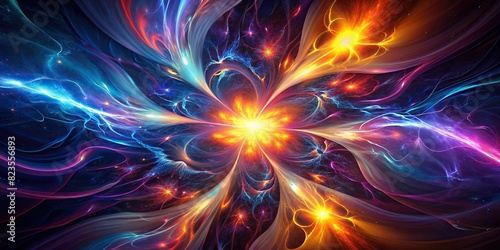 Abstract image showing vibrant colors representing the flow of energy