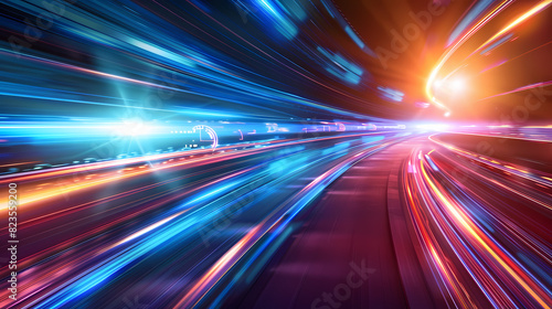 Abstract speed technology concept background vector image