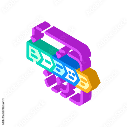 prototyping phase analyst isometric icon vector. prototyping phase analyst sign. isolated symbol illustration