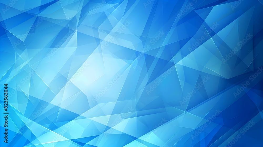 Abstract Blue Geometric Graphic Template with Copyspace for Design and Branding Abstract Blue Geometric Graphic Template with Copyspace for Design and Branding