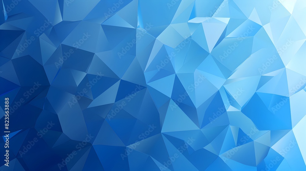 Vibrant Geometric Abstract Backdrop with Minimalist Polygon Shapes in Shades of Blue Vibrant Geometric Abstract Backdrop with Minimalist Polygon Shapes in Shades of Blue
