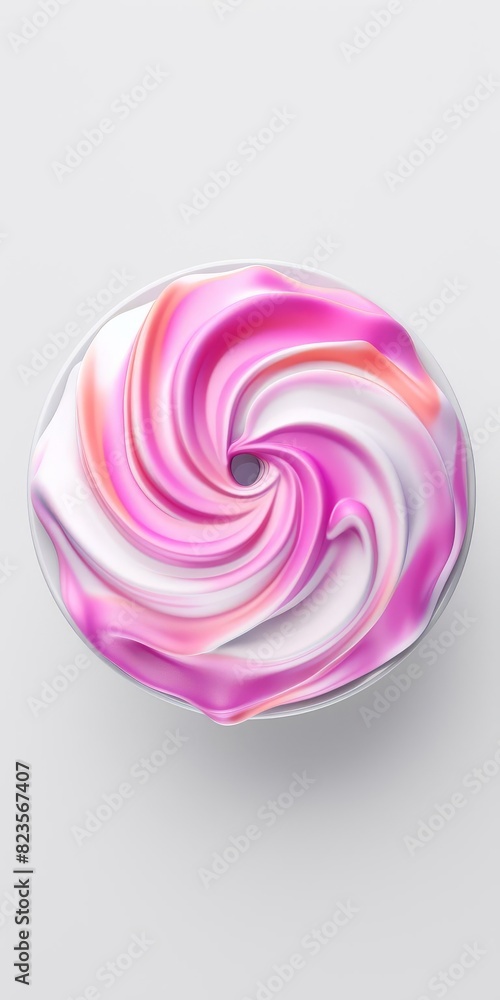 Abstract swirl of pink and white paint. Abstract swirl of pink and white paint.