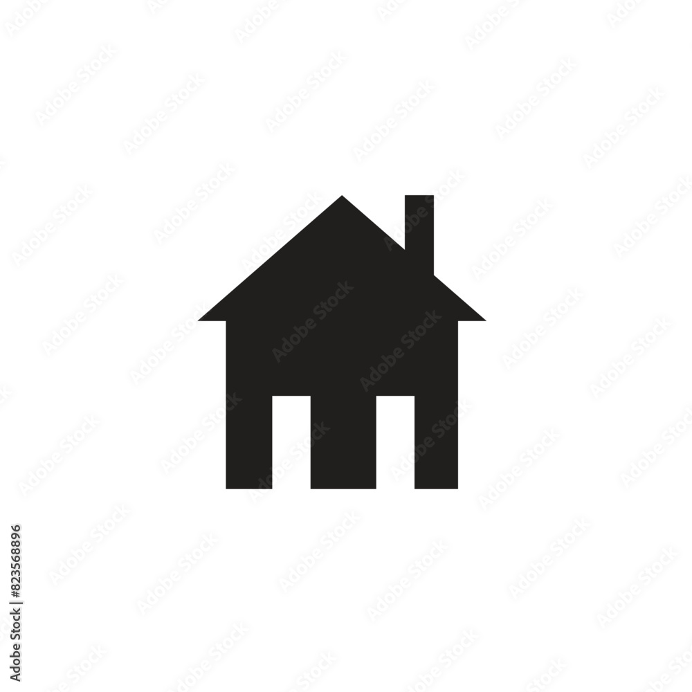 Home icon. in trendy flat style isolated on grey background. Home icon. in trendy flat style isolated on grey background.